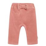 TESS Pantalone lungo ciniglia rosa