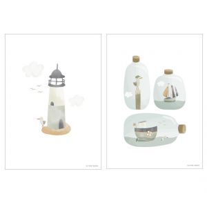 Poster (1 pezzo)_Sailors Bay White