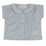 Peter pan collar blouse (AOP)