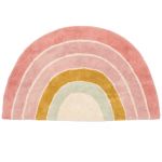 tappeto arcobaleno rosa
