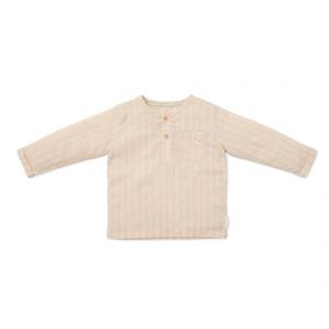 Linen shirt long sleeve Sand Stripes