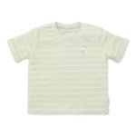 T-shirt Short Sleeves Farm Green Stripe