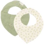 Set 2 Bandana Bib mussola