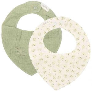 Set 2 Bandana Bib mussola_ES