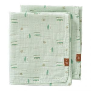 Swaddle set mussola bio 60x70 cm