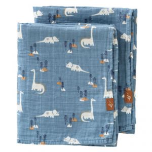 Swaddle set mussola bio 60x70 cm