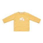 T-shirt manica lunga incrociata Warm Yellow 