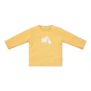 T-shirt manica lunga incrociata Warm Yellow 