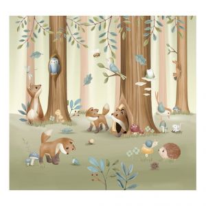 Photo wallpaper Forest Friends