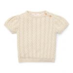 Maglione maniche corte Crema