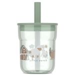 Bicchiere con cannuccia 250 ml