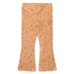 Flared pants Almond Blooming flower