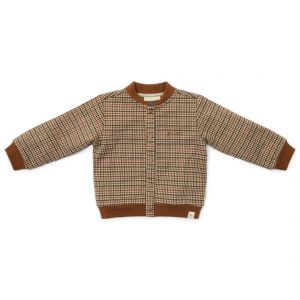 Cardigan Green check Brown/green