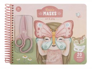 Libro con forbici Rosa