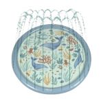 Tappetone Millespruzzi Ocean 150 cm