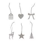 Set Ciondoli assortiti set 6 argento