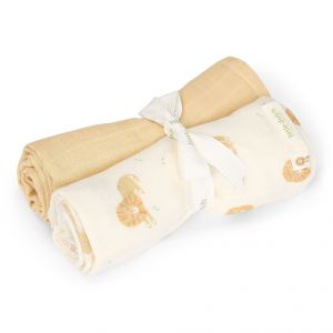 Swaddle muslin 70 x 70 cm 2 pezzi _SL