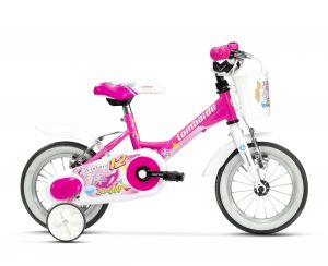 BICICLETTA LOMBARDO 12 DONNA BAFFY FUXIA/BIANCO LUC 19