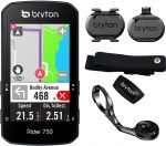 CICLOCOMPUTER BRYTON GPS RIDER 750T CON KIT DUAL SENSOR, HRM E SUPPORTO FRONTALE IN ALLUMINIO