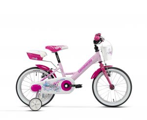 BICICLETTA LOMBARDO 16 DONNA MARIPOSA 1V ROSA FUXIA