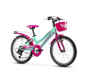 BICICLETTA LOMBARDO 20 DONNA CREMONA 6V SUGAR-FUCHSIA