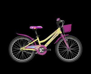 BICICLETTA LOMBARDO 20 DONNA CREMONA 1V YELLOW - FUCHSIA GLOSS