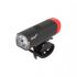 FANALE INFINI ANTERIORE MANUBRIO KOR 800 (800 LUMEN) NERO ROSSO