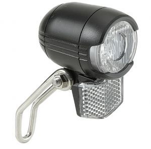 FANALE MVTEK ANTERIORE E-BIKE 1 LED 1 WATT NERO SMALL