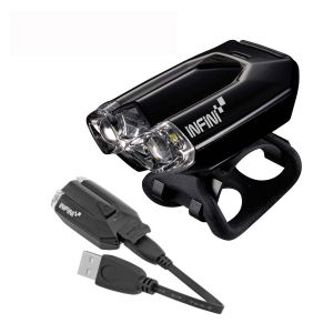 FANALE INFINI ANTERIORE MANUBRIO LAVA (80 LUMEN) NERO