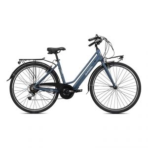 E-BIKE BRERA 28 DONNA URBAN HORIZONTE 7V BATTERIA INTEGRATA BLU