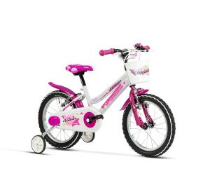 BICICLETTA LOMBARDO 16 DONNA CREMONA WHITE/FUCHSIA