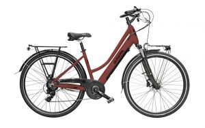 E-BIKE 28 DONNA BRERA E-CITY IN ALLUMINIO FREELADY 7V BATTERIA INTEGRATA