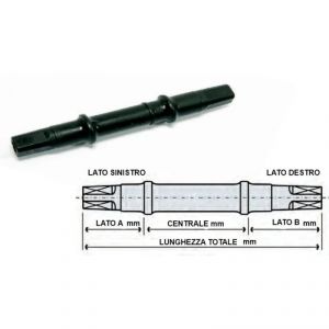 PERNO QUADRO MVTEK ACCIAIO 32, 52, 35, (119mm)