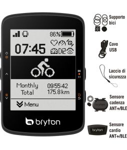 CICLOCOMPUTER BRYTON GPS RIDER 460D CON CAD E HRM