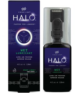 LUBRIFICANTE FINISH LINE UMIDO HALO WET 120ML CON SMART LUBER