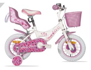 BICI PINK LOVE 14 BIANCO