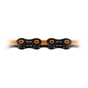 CATENA KMC DLC11 SUPERLIGHT 11V 118 MAGLIE NERO ARANCIO