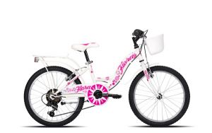 BICICLETTA BRERA 20 FLORA FLOWER 6V BIANCO