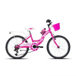 BICICLETTA BRERA 20 FLORA FLOWER 6V ROSA