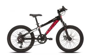 BICICLETTA BRERA 20 OVERBY 6V NERO-ROSSO