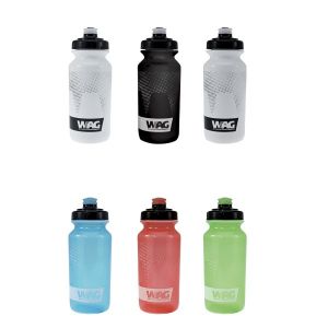 BORRACCIA WAG SPORT 500ml NERO TRASPARENTE SENZA CAPSULA PROTETTIVA