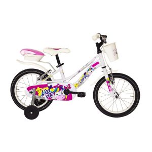 BICI MYLAND 16 LOVE BIANCO ROSA