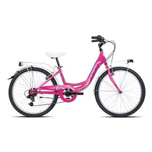 BICICLETTA BRERA 24 BRIO LOVE 1V CICLAMINO BIANCO