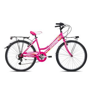 BICICLETTA BRERA 26 GRACE 7V CICLAMINO BIANCO
