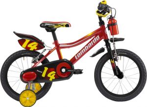 BICICLETTA LOMBARDO 14 MONOPOLI ROSSO NERO