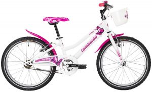 BICICLETTA LOMBARDO 20 CREMONA BIANCO FUCSIA