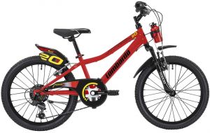 BICICLETTA LOMBARDO 20 VULCANO 6V ROSSO NERO