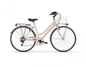 BICICLETTA MBM 28 TOURING ACC 6V CREMA
