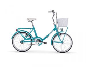 BICICLETTA MBM ANGELA 20 ACC PIEGHEVOLE TURCHESE