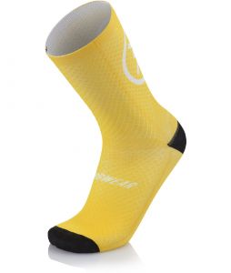 CALZINI MB WEAR SMILE EVO GIALLO-BIANCO H20 L/XL